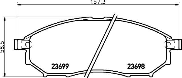 NF PARTS Jarrupala, levyjarru NF0699043